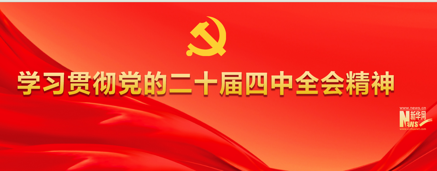  学习贯彻党的二十届四中全会精神